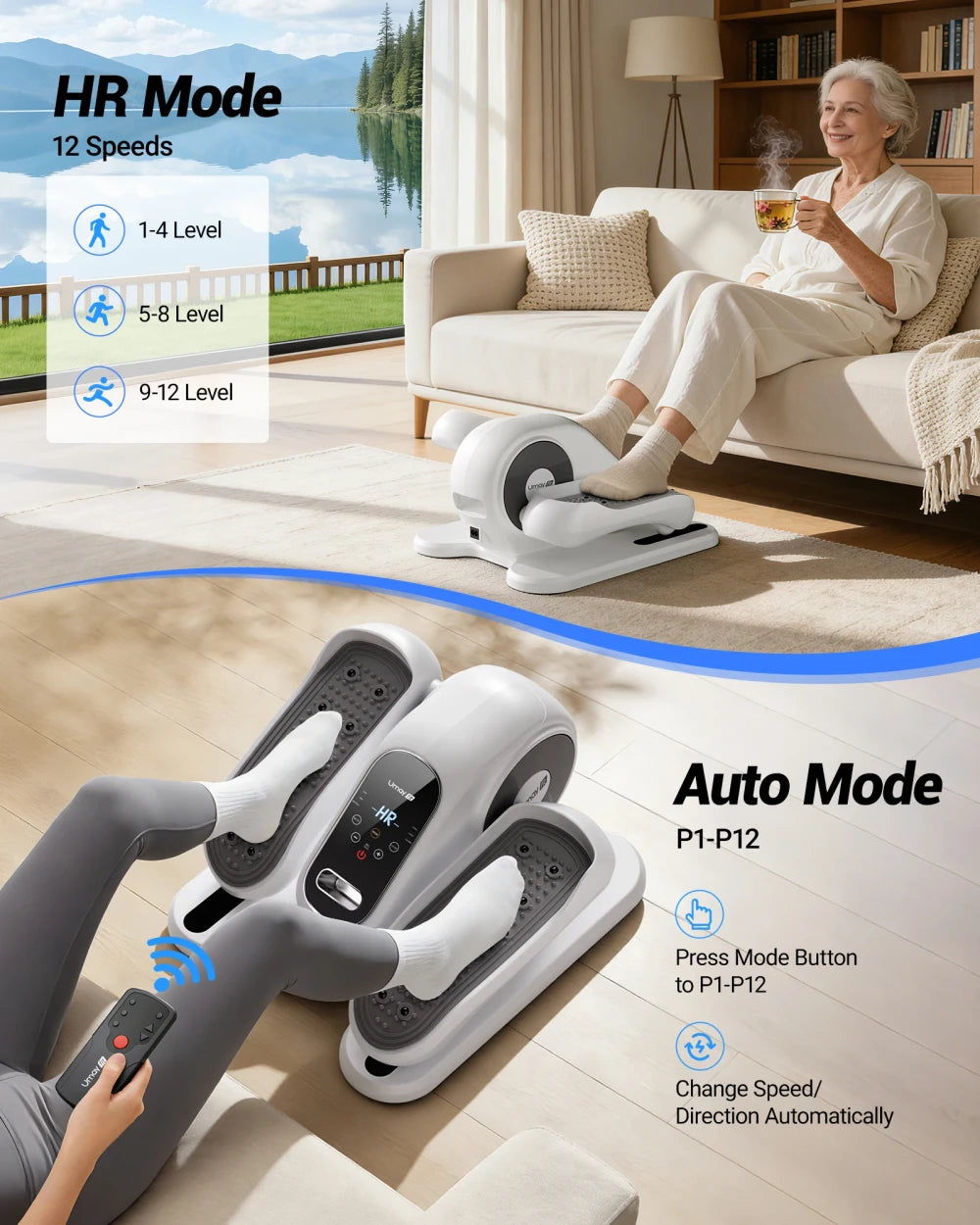 Under-Desk Electric Elliptical