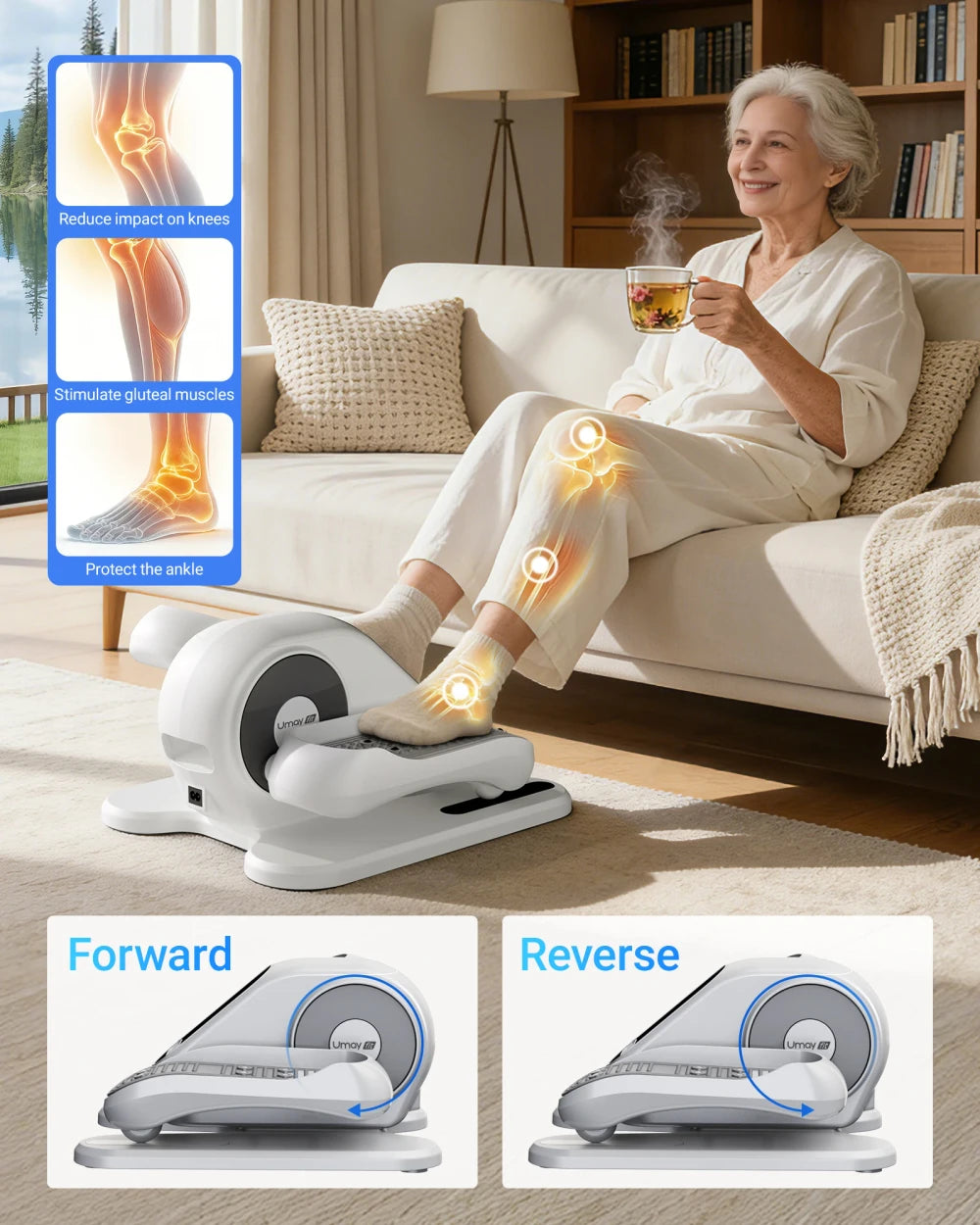 Under-Desk Electric Elliptical