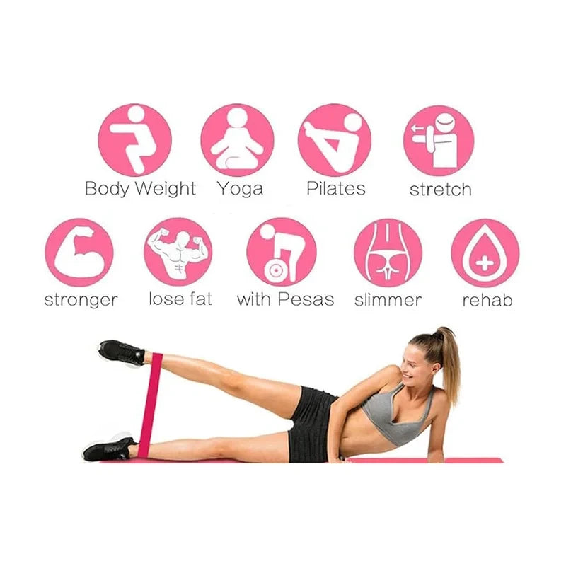 Latex Resistance Bands Set